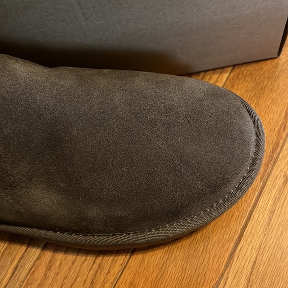 NEW UGG Boots Mini Bow Twist Gray Size 10 - Picture 3 of 10